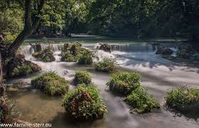 Sonne Am Eisbach Eis Englischer Garten Bache