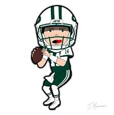 Sam Darnold Toon Cartoon Drawings Cartoonist Ny Jets