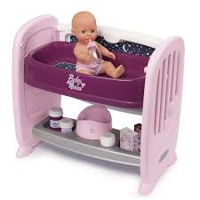 Smoby Baby Nurse Wieg En Verzorgingstafel 2in1 Wieg Poppenbed Speelgoed