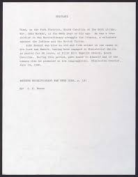 THE BIOGRAPHY OF A THRIVING CHURCH by John Marvin Crowe, pp. 3-5 (History  of Charlotte First Baptist Church) JOHN ROOKER .Dr. T.