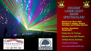 Holiday Laser Light Show Spectacular Sing Along Edmond Town Hall