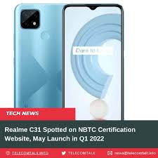 Realme C31 handset ...