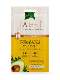 Dealing with dry, damaged hair? Miracle Shine Conditioning Hair Mask 55g A Kin