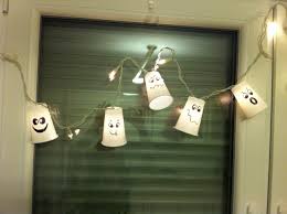 Geister Lichterkette Halloween Plastikbecher Halloween Einladung Lichterkette Halloween Halloween Kinder