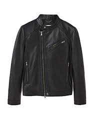 Men S Black Lambskin Biker Jacket Diesel Review Jackets Biker Jacket Faux Leather Jackets