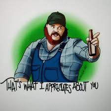 Also basically every insult thrown at the hockey coach about golf during the goose egg episode. Squirrelly Dan Funny Walmart Pictures Funny Shows Letterkenny Quotes