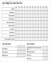 16 Sample Chore Charts Free Sample Example Format Download