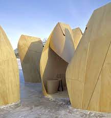 Winnipeg Skating Shelters Patkau Architects Temporary Architecture Architecture Wood Architecture