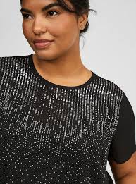 TORRID Abbey Sequin Blouse