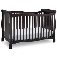 Delta Children Brookside 4 In 1 Convertible Crib Dark Chocolate Walmart Com Baby Cribs Convertible Delta Children Cribs