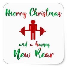 Funny Fitness Fitmas Christmas Trainer Sticker Zazzle Com In 2021 Workout Quotes Funny Funny Gym Quotes Christmas Eve Quotes