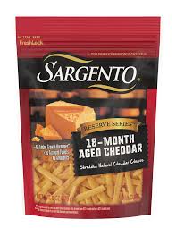 Aug 14, 2011 · actually, an ounce of cheese is generally 1/4 cup which is 4 tablespoons. Sargento 18 Month Aged Natural Cheddar Cheese Shredded Sargento Reserve Series