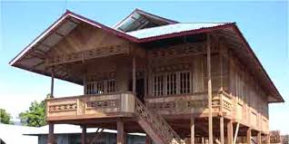Mengganti dinding, penyangga dan pilar atas dengan tiang nyatanya membuat rumah minimalis. Desain Rumah Kayu Bugis