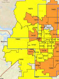 Tulsa Area Code Map Tulsa County Zip Code Map Shows Dramatic Drop In Covid Cases | Ktul