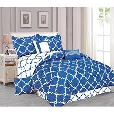 Keeco garment washed king comforter set. Galaxy 7 Piece Comforter Set Reversible Soft Oversized Bedding Royal Blue King Size Walmart Com Walmart Com