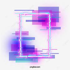 Purple Faulty Neon Border Holographic Glitch Lamp Effect Png Transparent Clipart Image And Psd File For Free Download In 2021 Neon Png Abstract Iphone Wallpaper Glitch