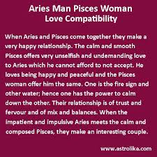 Love Compatibility Between Aries Man And Pisces Woman