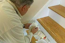 How To Repair A Broken Stair Tread Stairs Repair Indoor Railing Wooden Stairs