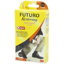 futuro 20 30mmhg firm compression restoring dress socks for men