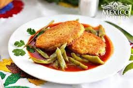 4 ounces rice noodles, cooked as instructed. Dried Shrimp Patties In A Red Sauce With Cactus Mexican Recipes