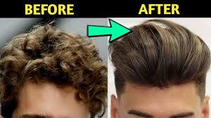 If you're looking to rid yourself of those curls and make your hair straight, look no further. Men S Permanent Hair Straightening At Home 100 Natural Curly Hair To Straight Hair Men Naturally Youtube