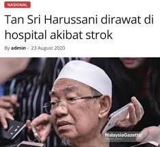 Mufti perak, tan sri dr harussani zakaria disahkan meninggal dunia. Najib Razak Sama Sama Kita Doakan Tan Sri Harussani Zakaria Segera Sembuh Facebook