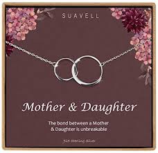 Also set sale alerts and shop exclusive offers only on shopstyle. Suavell Mother Daughter Necklace Sterling Silver Necklace For Women Mom Gifts 2 Circle Necklace Pendant On