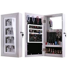 Circular photo or picture frames can be a simple way to add a decorative touch to any wall or stand in your home. Jewelry Armoire With Photo Frame Jewelry Mirror Cabinet Wall Mounted Cabinet Cosmetic Storage Bedroom Organizer Jewelry Receiving Box Save Space Lockable Pvc Wood Grain Coating Amazon In Home Kitchen