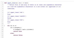Alphabetic character add to list share. Solved 1 2 3 4 Def Upper Lower S Str Bool Return Chegg Com