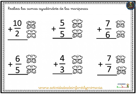Fichas divertidas para Sumar – Restar y Conteo en infantil