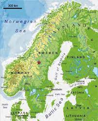 The 3 old kingdoms of northern europe: Topographic Map Of The Scandinavian Peninsula The Location Of The Download Scientific Diagram