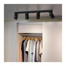 Nymane Ceiling Light With 4 Spotlights Anthracite Ikea Ceiling Spotlights Ikea Ceiling Light Ikea
