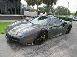It cuts a striking figure, and is finished in understated grey and gold, with chic beige and camel interiors. 2018 Ferrari 488 Gtb
