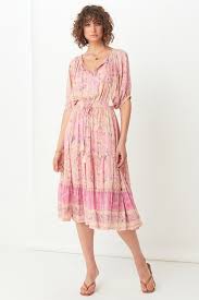 Spell The Gypsy Collective Mystic Midi Dress Musk Garmentory