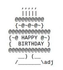 Find this pin and more on birthday by perileo. Happy Birthday Ascii Text Art Text Message Art Cool Text Symbols Funny Emoji Texts
