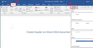 You have to subscribe first bef. 3 Ways To Create Header On Ms Word 2016 Document And Add Border Line To Header