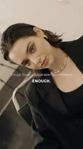 PARIS 🖤, @parisgreene_ features in the recent campaign for @enoughstudio ,  Find Paris’ full portfolio