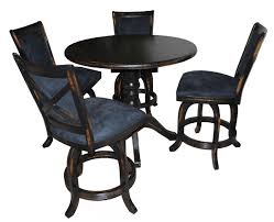 Can seat four bar stools, and its pub height makes it the gathering place for standing guests too. Pub Table Sets Wood Metal Glass Rattan