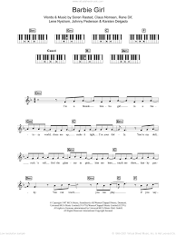 (ace attorney) easy piano letter notes sheet music for beginners, suitable to play on piano, keyboard, flute, guitar, cello, violin, clarinet, trumpet, saxophone, viola and any other similar instruments you need easy letters notes chords for. Aqua Barbie Girl Sheet Music For Piano Solo Chords Lyrics Melody