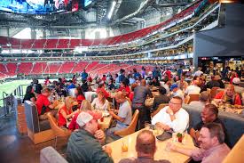 The company later renamed hok offered two different stadium. One On One Mike Gomes Senior Vice President Of Fan Experience At Mercedes Benz Stadium Green Sports Alliance