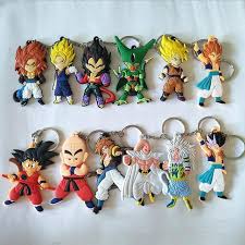9 Style Dragon Ball Pvc Keychain Key Ring Anime Dragonball Evolution Dbz Pendant Son Goku Krillin Kuririn Llavero Chavei Dragon Ball Anime Dragon Ball Son Goku