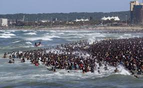 People Celebrate New Years Day On A Beach In Durban South Africa Reuters South Africa Southern Africa Africa