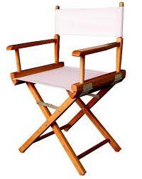 yu shan director s chair in honey oak frame with natural canvas 18 inch chair casual home oak chair