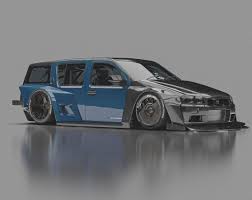 R34 Nissan GT-R “Max” Has Alternate CGI Sibling Looking All Widebody and  Wagon - autoevolution