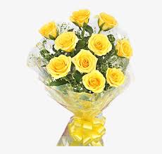 Yellow roses come in many shades, from pale yellow hues like lemon and apricot, to deeper shades like gold and buttercup. Beautiful Yellow Rose Bouquet 600x756 Png Download Pngkit