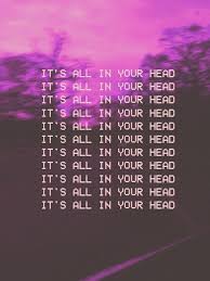 Its All In Your Head Purple Aesthetic Purple Aesthetic Aesthetic Colors Art Collage Wall