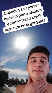 La sensacion del jueves: calor y sed extrema