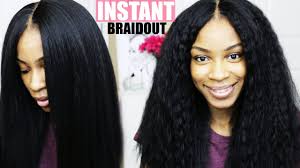 I love these crochet braids because it's a lot different from all box braids we've one tip is that you should always use synthetic braiding hair when braiding your natural hair into a pattern so. How To Make Synthetic Hair Wavy Braid Out On Kinky Straight Weave Youtube
