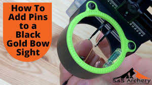 Maybe you would like to learn more about one of these? How To Add Or Remove Pins On A Black Gold Bow Sight Youtube