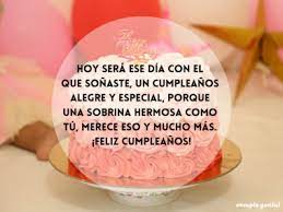 Feliz Cumpleanos Para Una Sobrina Cumple Genial